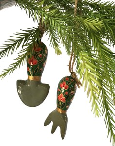 Kashmir Handmade Christmas <b>Tree</b> <b>Stand</b> Accessories Paper Mache Ornaments Garden Tools the Eco-Friendly Nature - Product Image 3