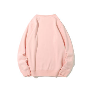 French Terry Pullover Hoodie 80% Algodón 20% poliéster cuello redondo sudadera patrón sólido invierno lavado - Product Image 6