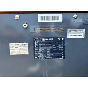 Rouleau compacteur à percussion simple tambour HAMM H7IP 2022, état neuf, pour les secteurs de la construction et de l'agriculture, composants essentiels : moteur, pompe, moteur électrique, engrenage - Product Image 2