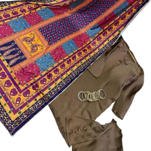 Chales Étnicos Bordados a Mano de la India, Estilo Banjara Antiguo de Kutch, con Mangas Largas, Vestidos para Mujer, Ropa - Product Image 2