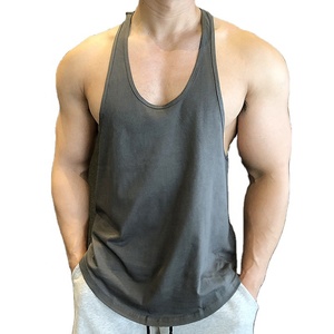 Camiseta sin mangas informal de nuevo diseño para hombre, ropa deportiva de gimnasio muscular construida sin mangas - Product Image 1