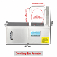 Machine de cerclage automatique OPP en acier inoxydable, équipement de cerclage à boucle ouverte pour l'emballage de tuyaux et câbles enroulés