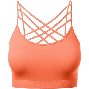 Soutien-gorge de sport dos nu haut élastique sans couture Yoga soutien-gorge de sport pour les femmes, nouveauté 2025 - Product Image 6