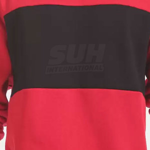 Sudaderas de Hombre de Talla Grande con Contraste de Color, 100% Algodón, Sudadera de Invierno con Cuello Redondo, Informal, de Forro Polar, Ecológica y Transpirable - Product Image 5