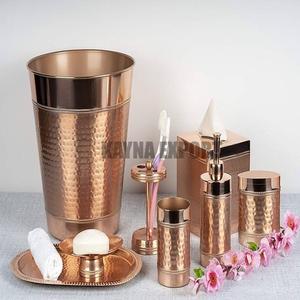 เซ็ตห้องน้ำดีไซน์สายหนังเทียมสีน้ำตาลเข้มชุดห้องน้ำในห้องน้ำ - Product Image 2
