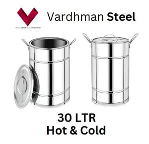 Vente d'usine, prix bas, marmite en acier inoxydable de 30 litres, grande marmite en métal pour la soupe, réchauffeur de nourriture, cocotte - Product Image 5