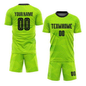 Vente flash Maillots de football personnalisés par sublimation Ensembles d'uniformes de football 100% polyester Séchage rapide Léger Antibactérien - Product Image 5