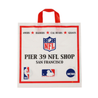 Sac fourre-tout en plastique PE extra lourd, grand format, personnalisé, pour la plage, le bateau ou les courses