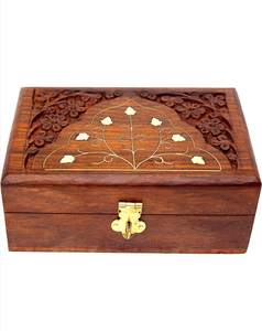 New Design <b>Wooden</b> <b>Jewelry</b> <b>Box</b> With Velvet and PU Leather Elegant and Fashionable Gift <b>Box</b> at Wholesale Price - Product Image 1