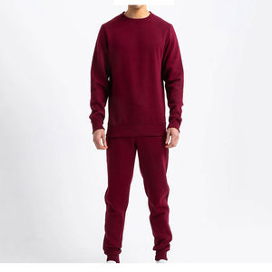 Sudadera de cuello redondo para hombre, Jersey pesado de algodón 100 por ciento, Top de lana con cuello redondo, ropa de calle con logotipo personalizado, ropa informal de invierno - Product Image 1