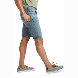 OEM Service Wholesale Custom <b>Men's</b> 100% Cotton Solid Casual Mid Rise <b>Elastic</b> <b>Waist</b> Breathable Anti-Wrinkle Eco-Friendly <b>Jeans</b> - Product Image 3
