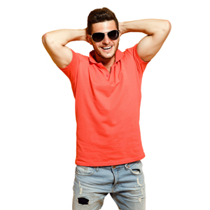 Polo de haute qualité pour hommes, en jersey spandex de coton Pima brodé de logo, chemises polo respirantes à séchage rapide pour hommes - Product Image 6