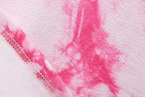 Jupe patineuse mini évasée pour femmes, basique, polyvalente, extensible, plissée, tie-dye - Product Image 5