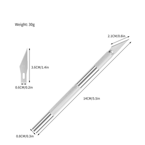 Art Knife 5 Spare Blades Engraving Craft Graver Knife Precision <strong>Hobby</strong> Knife With Blades for Craft Paper <strong>Cutting</strong> PPF <strong>Tools</strong> - Product Image 5