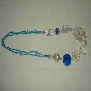 จี้ห้อยคอประดับลูกปัดแก้วที่สร้างสรรค์มีเอกลักษณ์สำหรับงานแต่งงานจี้แบบยุโรป - Product Image 3