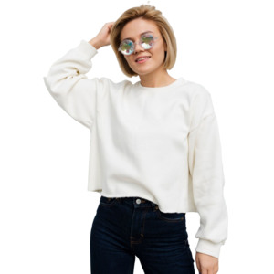 OEM Pull Logo Femmes Hoodies Hiver Chaud Sweat Avec Capuche Jaune Premium Surdimensionné Femmes Hoodies & Sweatshirts - Product Image 3