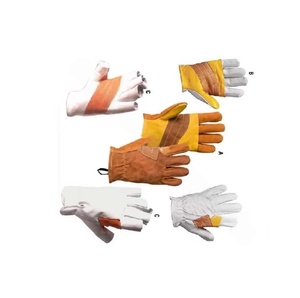 Guantes de rescate con cuero pesado para escalada en roca, guantes de rappel - Product Image 5