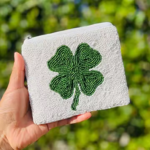 Petit portefeuille à fermeture éclair brodé de couleur personnalisée Porte-monnaie fait main pour femmes et filles Sacs fourre-tout promotionnels - Product Image 6