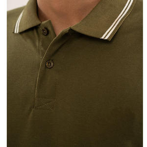 Camisas para Hombre Transpirables de Alta Calidad 100% Algodón, Polo para Hombre con Logotipo Personalizado, Cuello Alto, Servicio OEM, Polo Personalizado para Hombre - Product Image 4