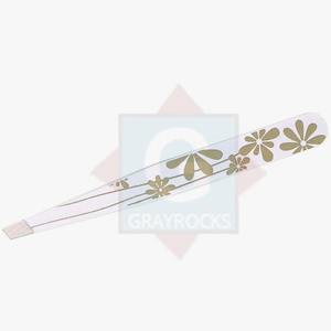 High Quality Stainless Steel Slanted Tip Eyebrow Tweezers Beauty <b>Tools</b> for Precision Eyebrow Plucking Wholesale - Product Image 4