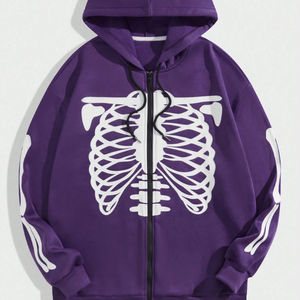 Haute qualité hommes personnaliser vêtements Streetwear Hip Hop strass à capuche personnalisé soleil délavé surdimensionné pull noir hommes sweats à capuche - Product Image 1