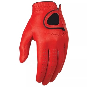 Gants de golf pour hommes en cuir véritable respirant et léger pour la main gauche avec poignées antidérapantes à scratch pour tous les sports - Product Image 4