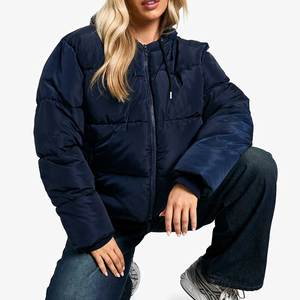 Chaqueta larga acolchada para mujer, precio de fábrica, servicio OEM, transpirable y cómoda, MOQ bajo, chaquetas acolchadas para mujer - Product Image 4