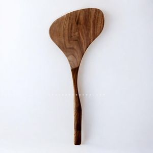 Servidor de madera antiguo y juego de cuchillos Diseño moderno Servidor de madera Pastel y uso de pizza y uso de restaurante de alta calidad - Product Image 5