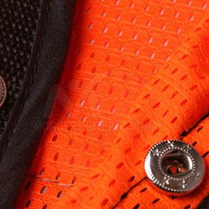 Chaleco de alta visibilidad frontal con cremallera para adultos Ropa de trabajo de seguridad industrial con bolsillos de poliéster transpirable Alta visibilidad - Product Image 5