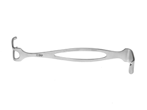 Retractor Manual de Doble Extremo Czerny, Hoja Sólida de 2 Puntas, Gancho de 180 mm, Instrumento Quirúrgico de Acero Inoxidable - Product Image 3