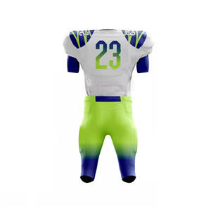 Uniforme de Fútbol Americano Unisex Personalizado de Alta Calidad, con la Mejor Tela, Impresión Digital y Transpirable, 100% Poliéster - Product Image 3