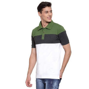 Polos de algodón al por mayor de calidad superior transpirables de secado rápido pantalones cortos mangas hombres Polo - Product Image 2