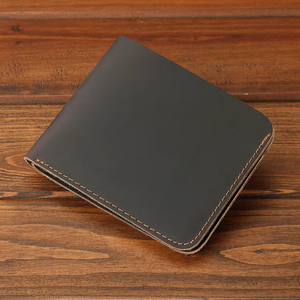 Cartera de cuero genuino de alta calidad para hombre con diseño de logotipo personalizado RFID Tarjetero Premium de largo-Venta al por mayor directa de fábrica - Product Image 6