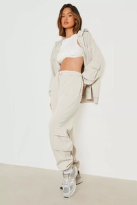 Nueva llegada por encargo Color sólido mujeres chándal de alta calidad Streetwear estilo chándal para las mujeres - Product Image 6