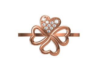 แหวนหมั้นเพชรชุบทอง18K สำหรับงานแต่งงานได้รับการรับรองมาตรฐาน IGI ความรักเหนือกาลเวลา - Product Image 2