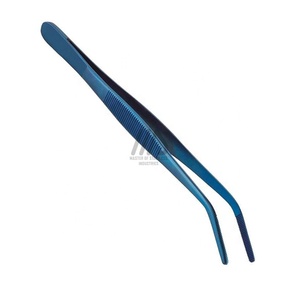 Pinzas chapadas en titanio con revestimiento múltiple, pinzas para alimentos OEM, S/S, internacional, chef, hechas a mano, para cocina, ODM, CE - Product Image 2