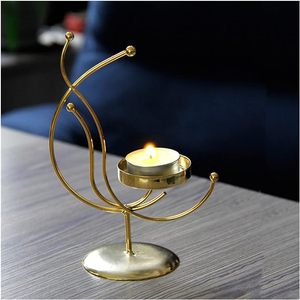 Romantic <b>candle</b> <b>stick</b> wedding banquet holiday decoration <b>candle</b> holders metal Customized Design Available - Product Image 1