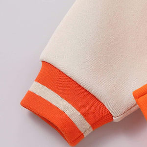 เสื้อแจ็กเก็ตเบสบอลสำหรับเด็กใส่ได้ทั้งชายและหญิงเสื้อแจ็กเก็ตมีลายปักโลโก้ออกแบบได้ตามต้องการสำหรับเด็ก - Product Image 3