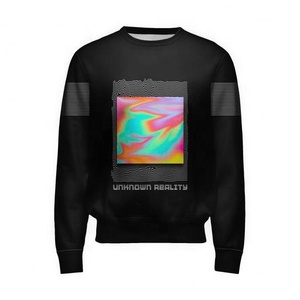 Vente en gros 100% polyester impression par sublimation pull à capuche décontracté Street Wear grande taille hommes pull polaire à capuche - Product Image 5