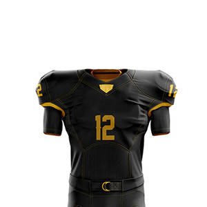 Uniforme personalizado de fútbol americano de manga corta transpirable fabricado en Pakistán - Product Image 5