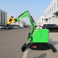 Mini-excavatrice électrique ME05 alimentée par batterie au lithium, mini-excavatrice pour fermes et vergers