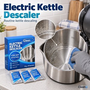 Pacchetti Decalcificanti per Bollitori Elettrici 10 x 15g, Acido Citrico Anticalcare per Bollitori in Vetro e Macchine da Tè, OEM - Product Image 2