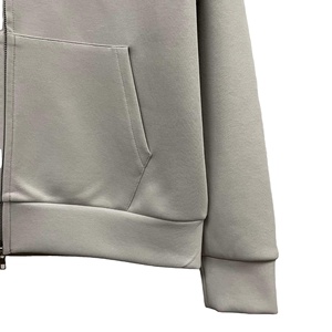 Personnalisé Style Unique Matériau de Haute Qualité Prix de Gros Respirant Blanc Poids Lourd Confortable Double Fermeture Éclair Sweats à Capuche - Product Image 2