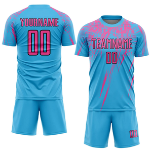 Camiseta de Fútbol con Estampado Personalizado de Tendencia, Camiseta de Fútbol Sublimada Personalizada para Equipo, Uniforme de Fútbol 100% Poliéster - Product Image 1