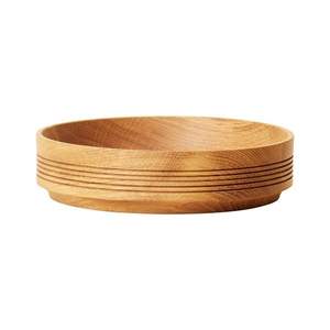 Tazón de servir en ángulo grande de madera de acacia recién llegado, diseño elegante para entretenimiento y decoración del hogar a la venta - Product Image 1