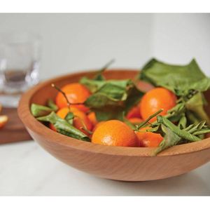 Bol à fruits en bois bol à salade coloré servir fait à la main inde acheteur commercial chaud pas cher prix hôtel restaurant en gros - Product Image 2