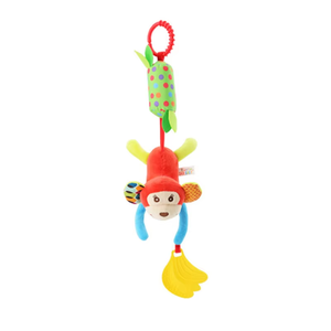 Trung Quốc Nhà sản xuất Tùy chỉnh màu sắc Đồ chơi giáo dục sang trọng vải + PP bông bé tay Rattle đồ chơi thanh - Product Image 3