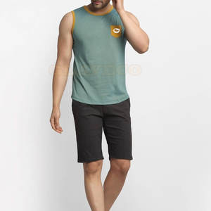 Peso ligero gimnasio Fitness Wear hombres camiseta sin mangas de secado rápido hombres adultos camiseta sin mangas uso al aire libre hombres camiseta sin mangas - Product Image 5