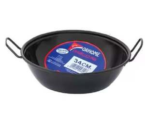Wok Portátil Negro de 34 CM de Esmalte para Estufas de Gas con 1 Año de Garantía - Cocina Eficiente al Aire Libre con Certificación CE - Product Image 3