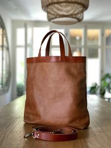 Sacs à main fourre-tout en cuir pour femmes de luxe personnalisables AV-0029 en cuir véritable - Product Image 4